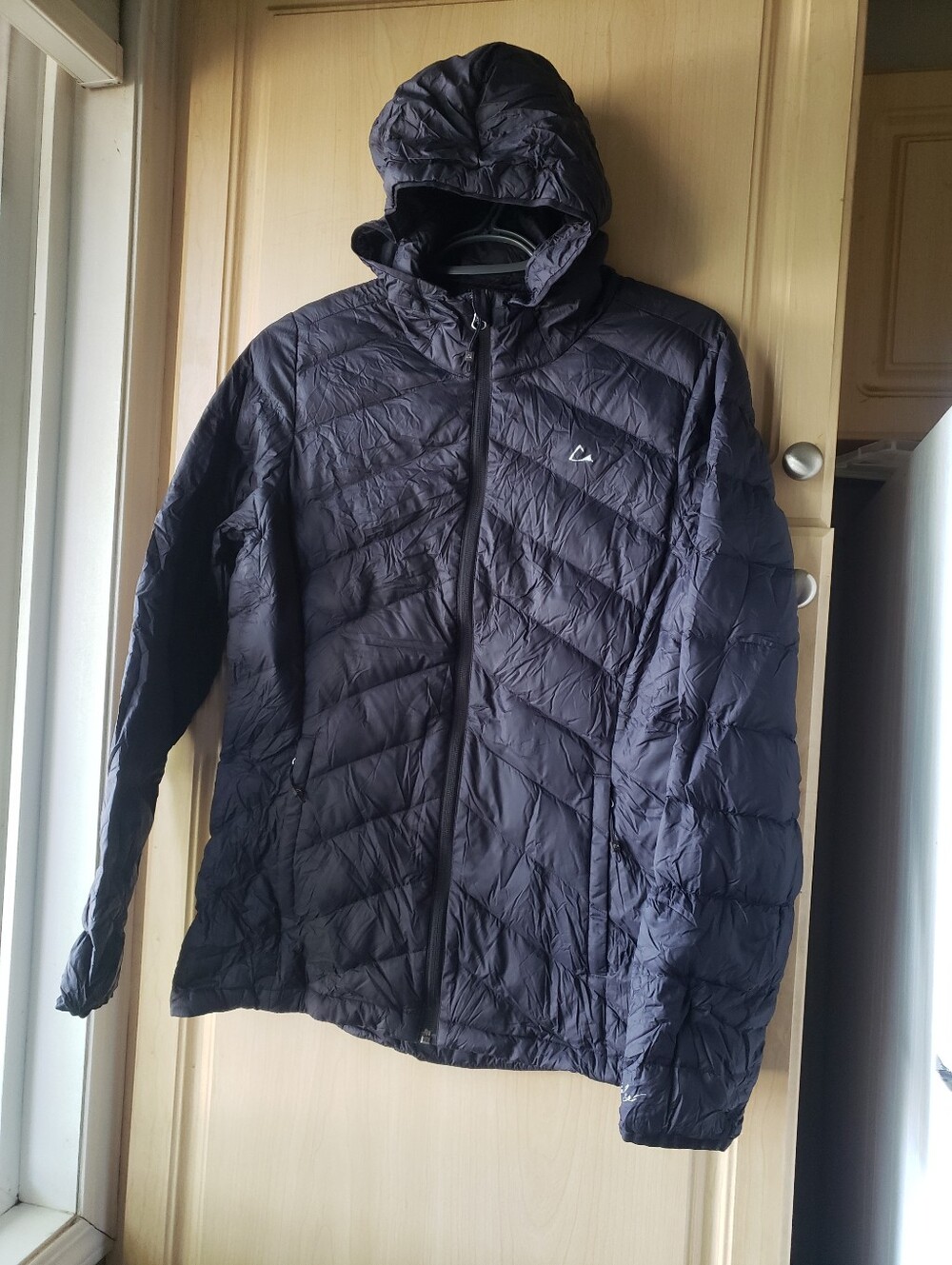 Paradox Women's Black Lightweight Quilted Down Jacket Packable